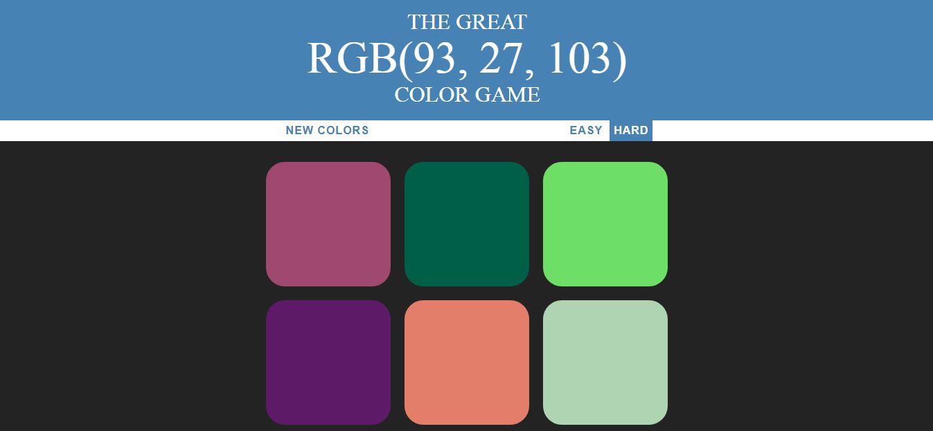 The Great RGB Game